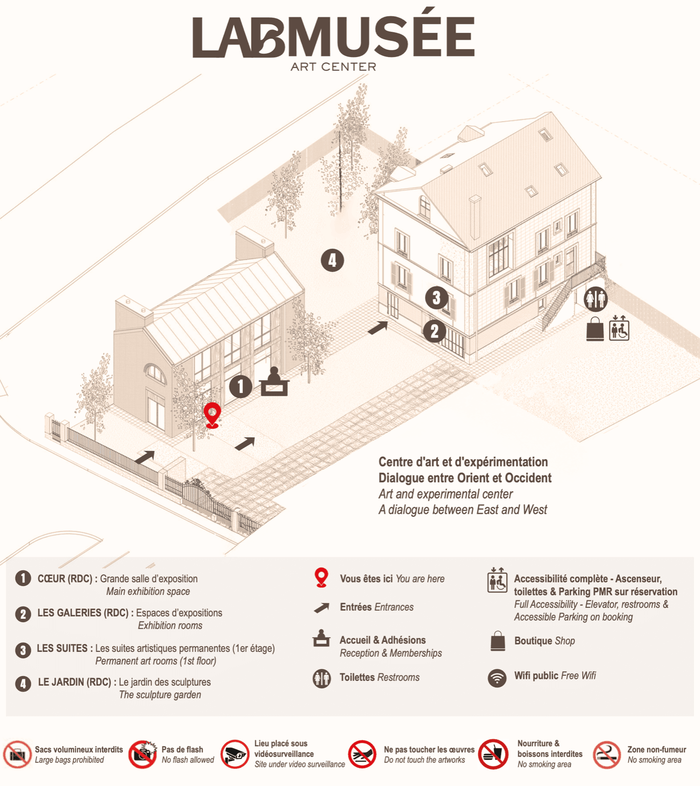 Plan d'accès au LabMusée à Auvers-sur-Oise